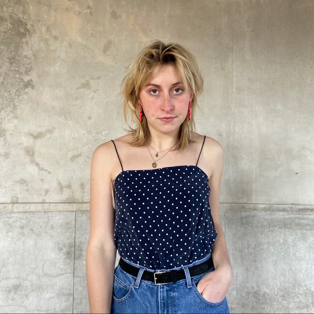 Everlane Polka Dot Top